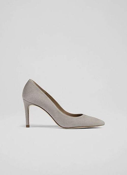 Floret Grey Suede Pointed Toe...