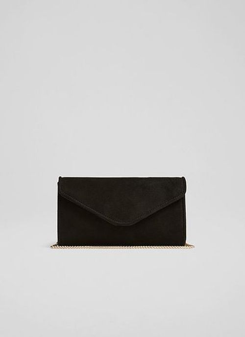 Dominica Black Suede Clutch...