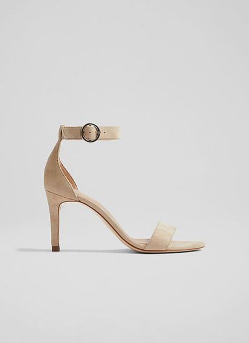 Ivy Beige Suede Heeled...