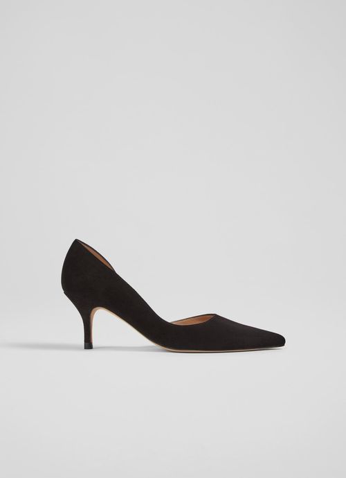 Hazel Black Suede D'Orsay...