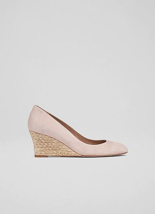 Eevi Pink Suede Espadrille...