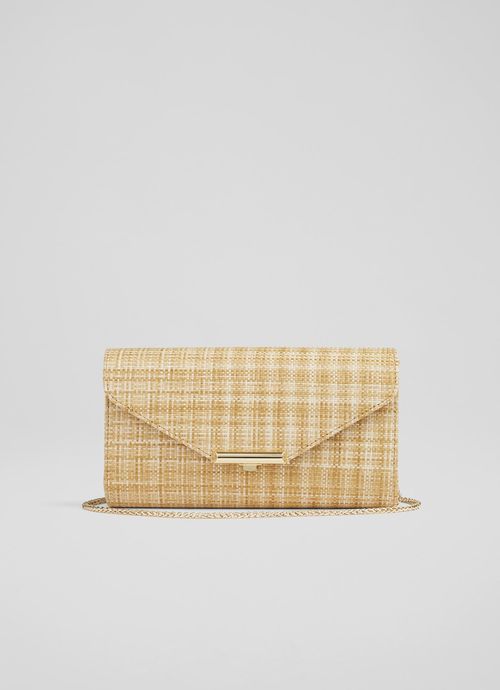 Lucy Natural Raffia Clutch...