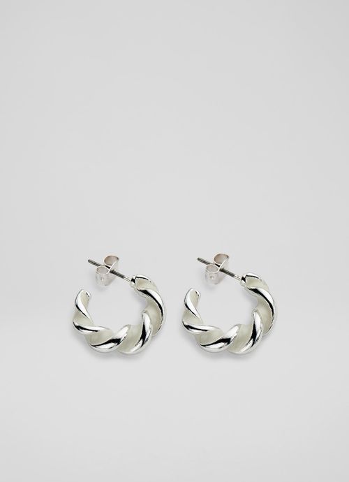 Kiki White Enamel and Silver...