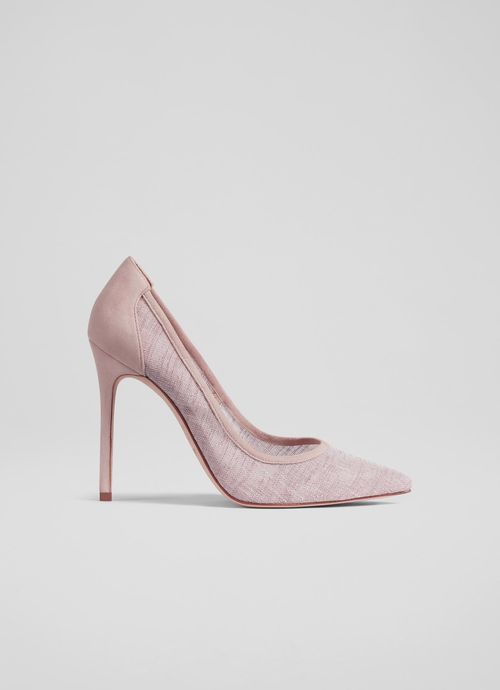 Madelyn Pink Linen Pointed...