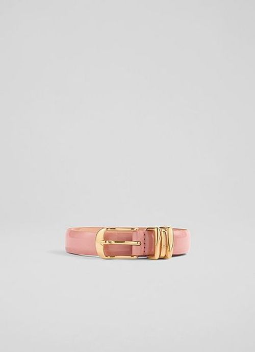 Georgette Pink Leather Belt,...