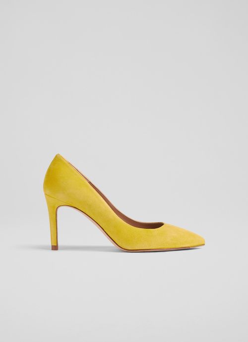 Floret Yellow Suede Pointed...