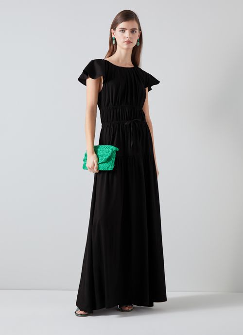 Carla Black Maxi Dress with...