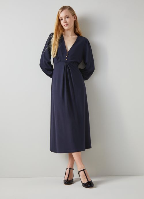 Jenny Navy Dress with LENZING...