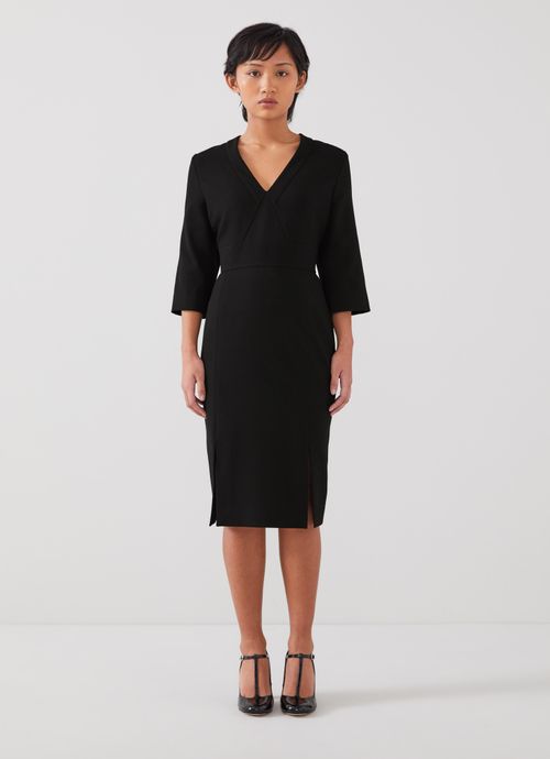 Sky Petite Black Crepe Dress...