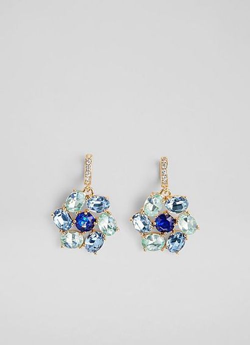 Mae Blue Crystal Daisy Drop...