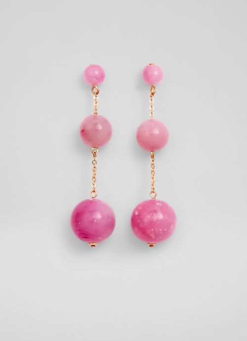 Malon Pink Acrylic Ball Drop...