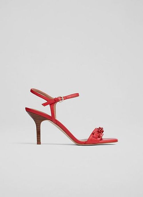 Ivonne Red Leather Heel...