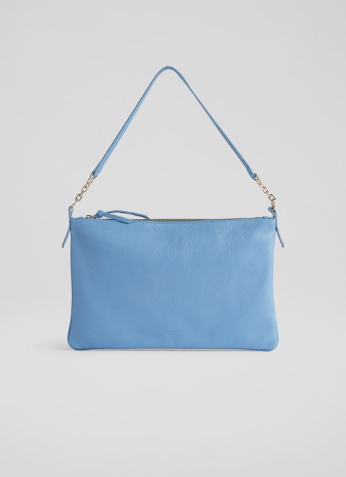 Rachel Blue Leather Slim...