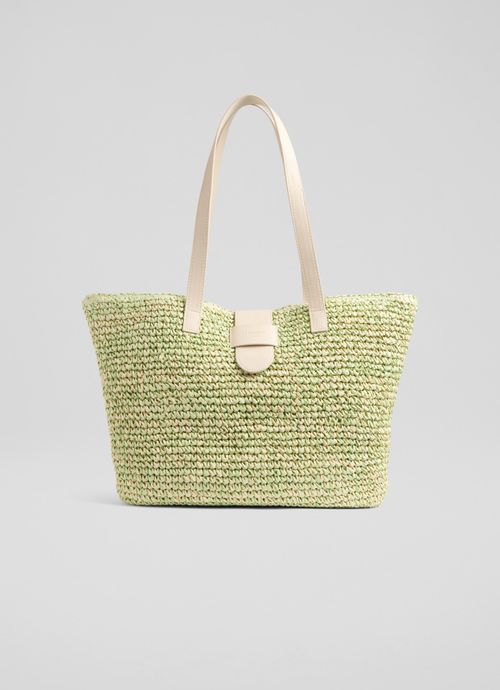 Tara Green Marl Raffia...