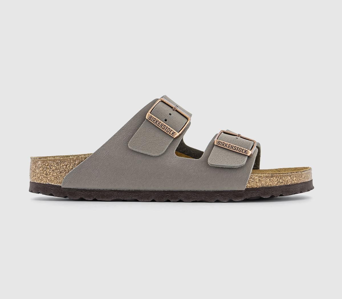 Brown two strap birkenstocks sale