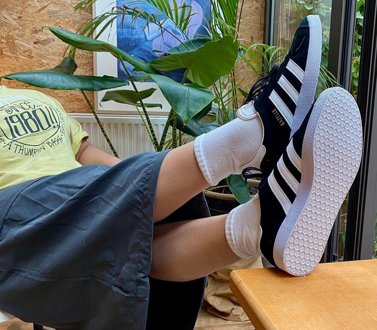 adidas Gazelle 2 Infant BLUE WHITE 