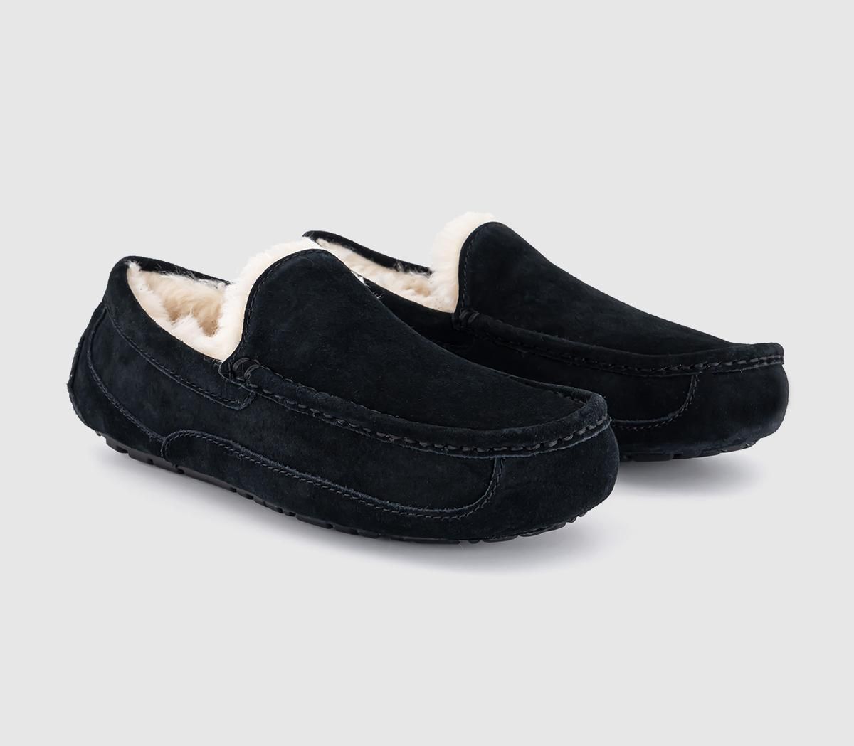 Ugg ascot top slipper black
