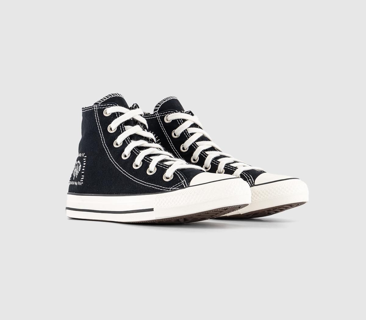 Converse All Star Hi SUNFLOWER GOLD EGRET BLACK TIE DYE EXCLUSIVE