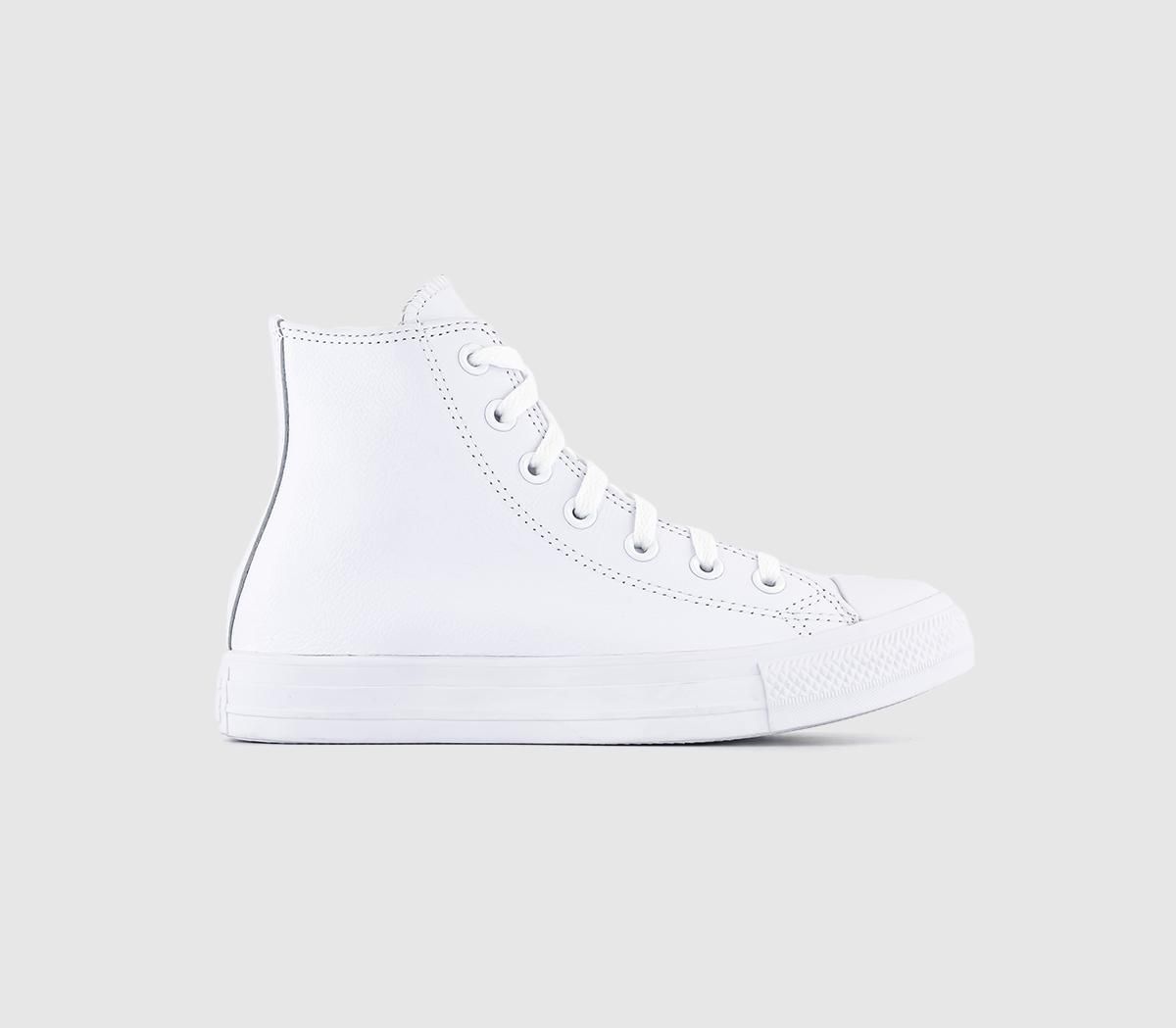 office black leather converse