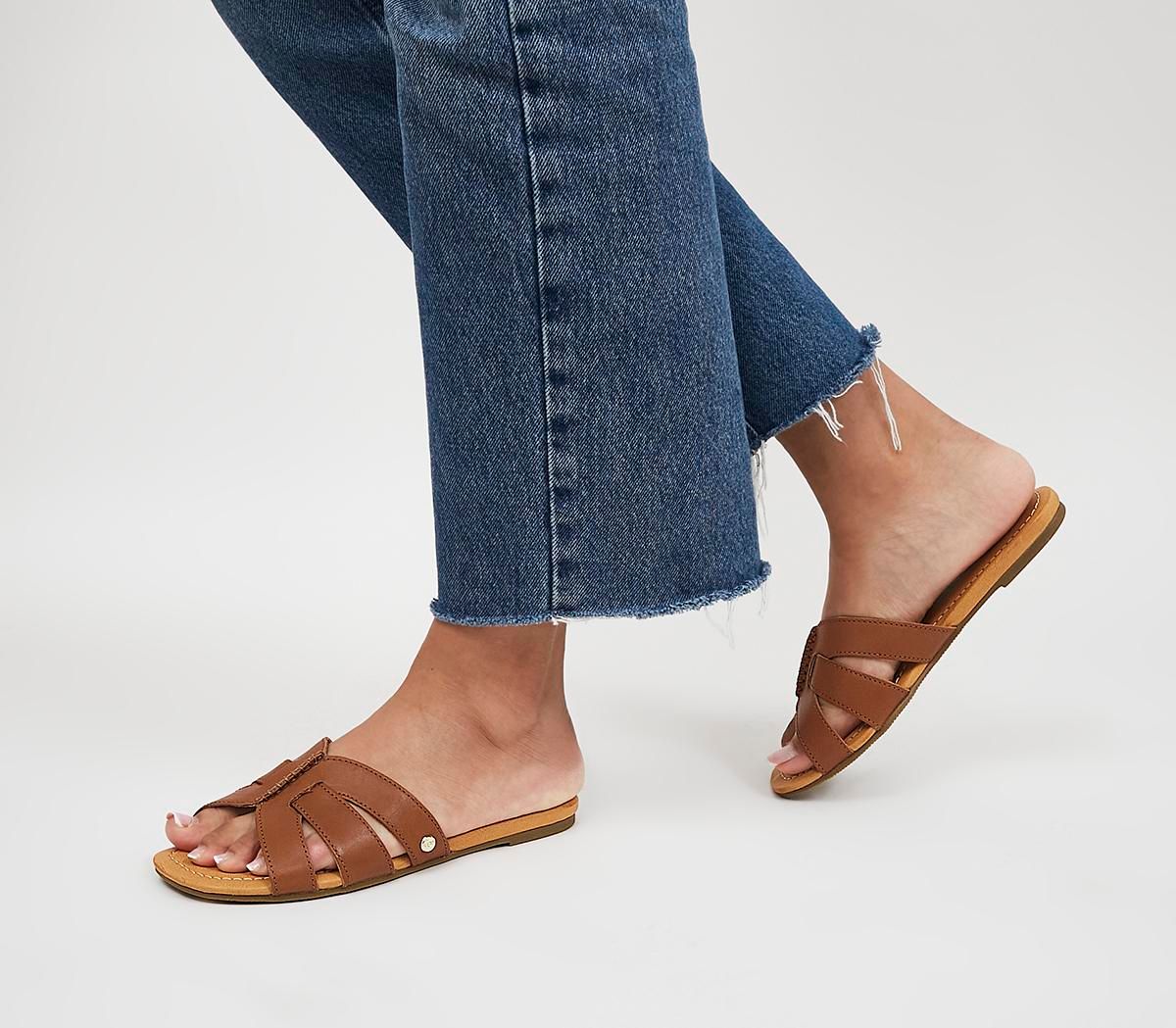UGG Teague Sandals Tan Leather | £35.00 