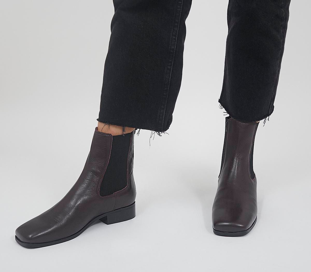 oxblood dealer boots