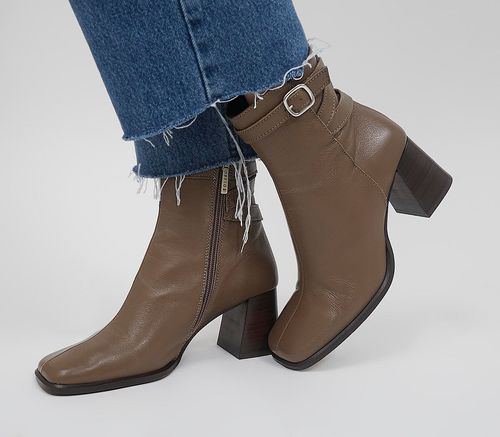 Alessia Unlined Flat Ankle Boots