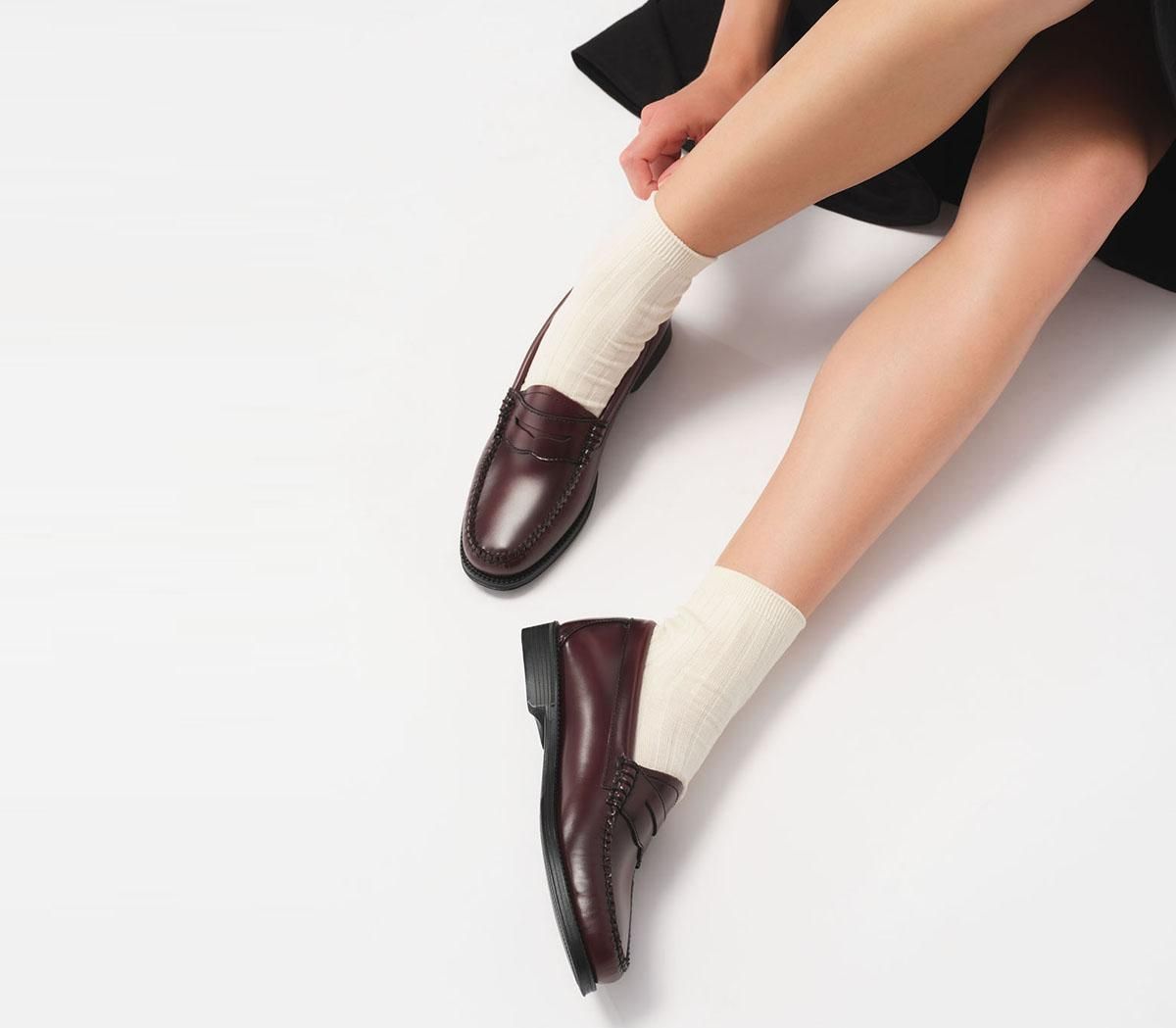 G.H Bass Weejun Penny Loafers W Wine 