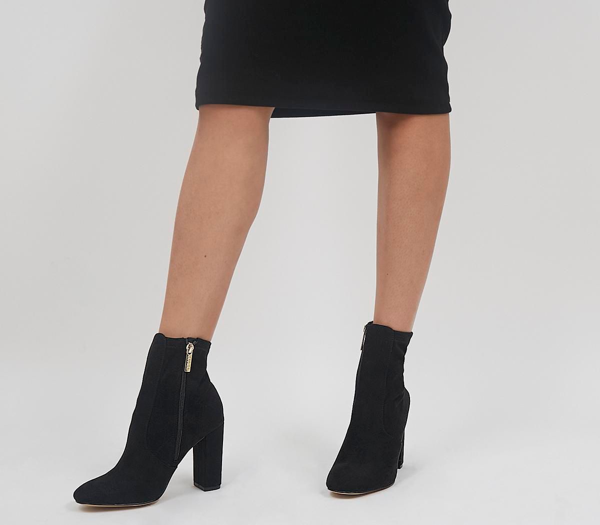 Office heeled sales ankle boots
