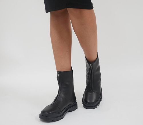 Vagabond Dioon Front Zip Boot Black Leather Compare One New Change