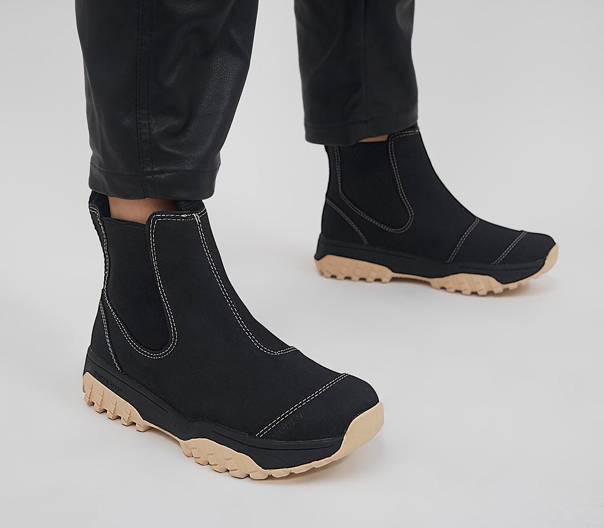 Woden Magda Rubber Track Chelsea Boots 