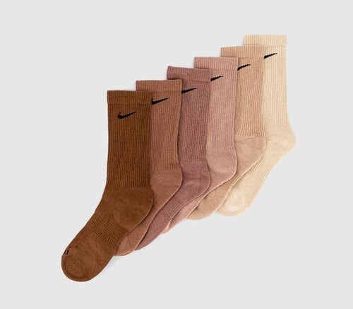 Nike Crew Socks 6 Pair Multi...