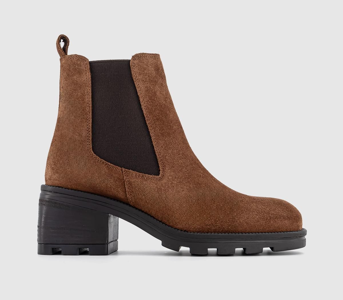 Office tan chelsea boots sales