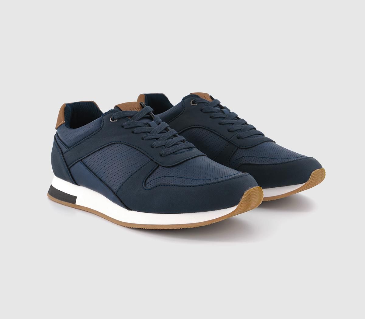 OFFICE Mens Cassidy Lightweight Trainers Navy 12 49.99 Cabot