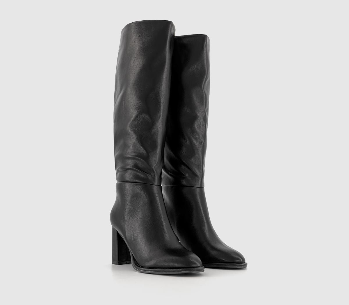 Office womens black boots 2025