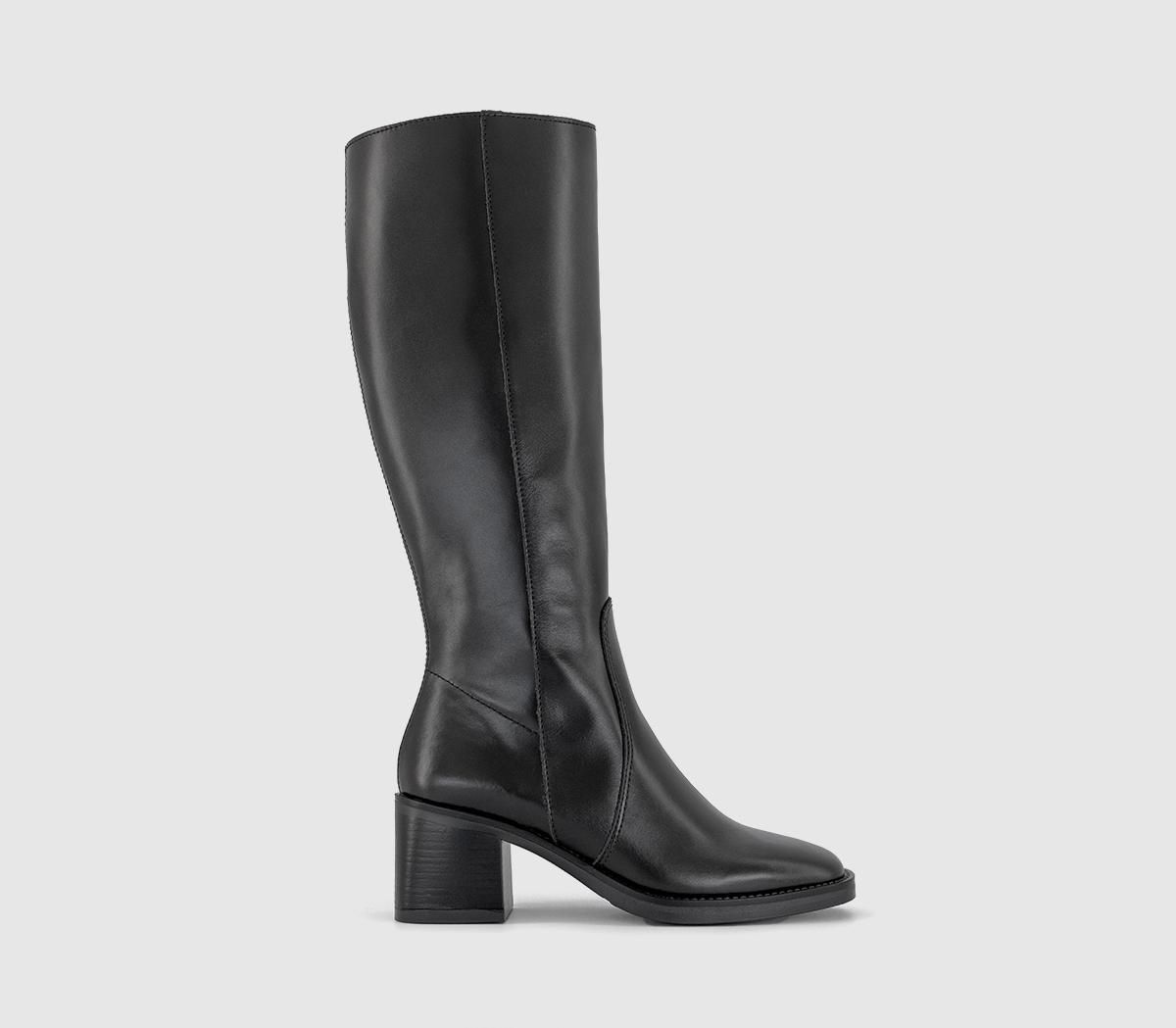Shiny black boots womens sale