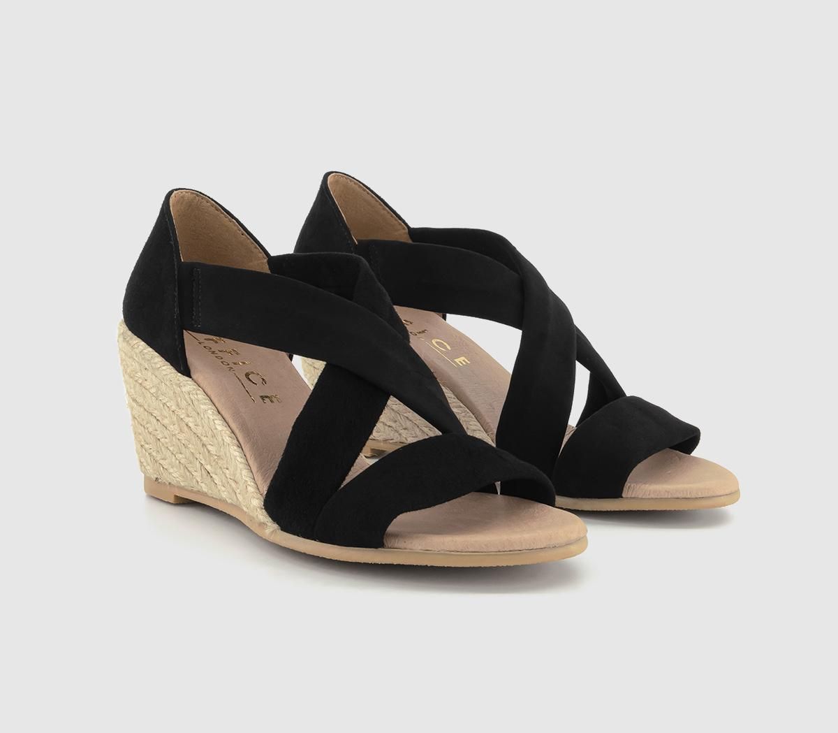 Office Maiden Cross Strap Wedge ROSE GOLD LEATHER Compare