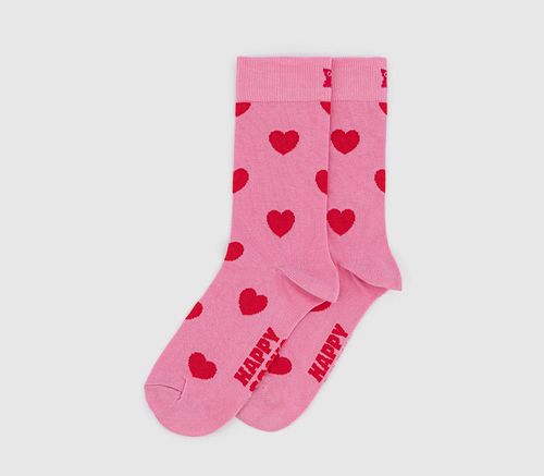 Happy Socks Heart Pink, 36-40