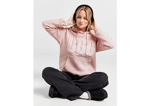 UGG Fuzzy Logo Hoodie - Pink...