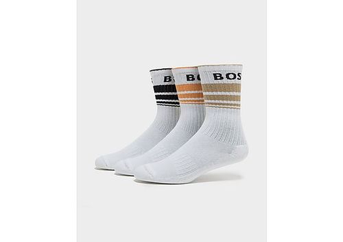 BOSS 3-Pack Crew Socks - White