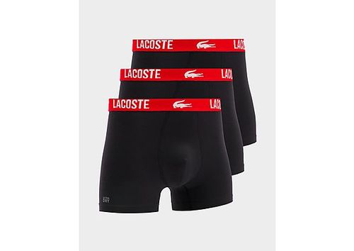 Lacoste 3 Pack Boxers - Black