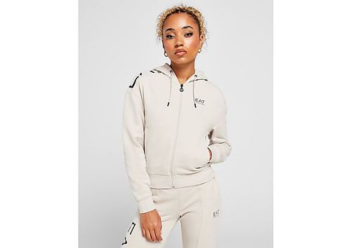 EA7 Logo Full Zip Hoodie -...