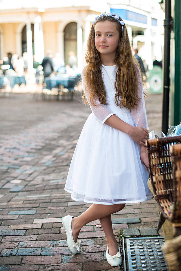 Jemima dress ivory on sale