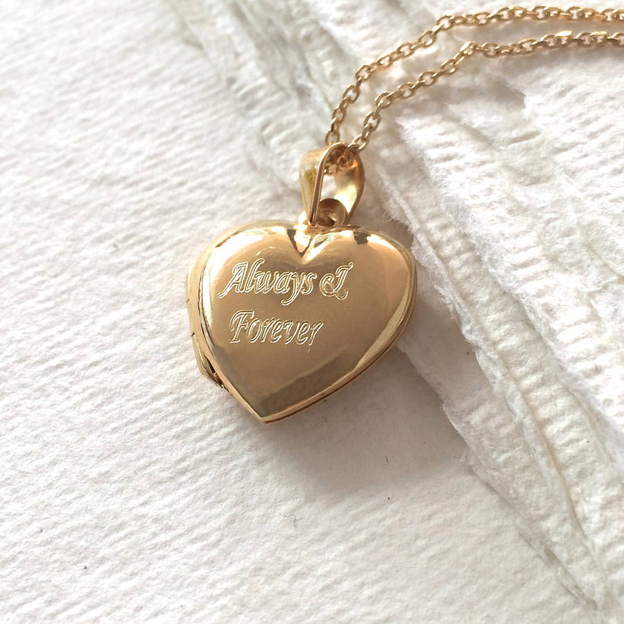 Buy Photo Locket Necklace, Sterling Silver Heart Locket Necklace, Memorial  Necklace, Heart Locket, Personalised Gift, Engraved Necklace Online in  India - Etsy