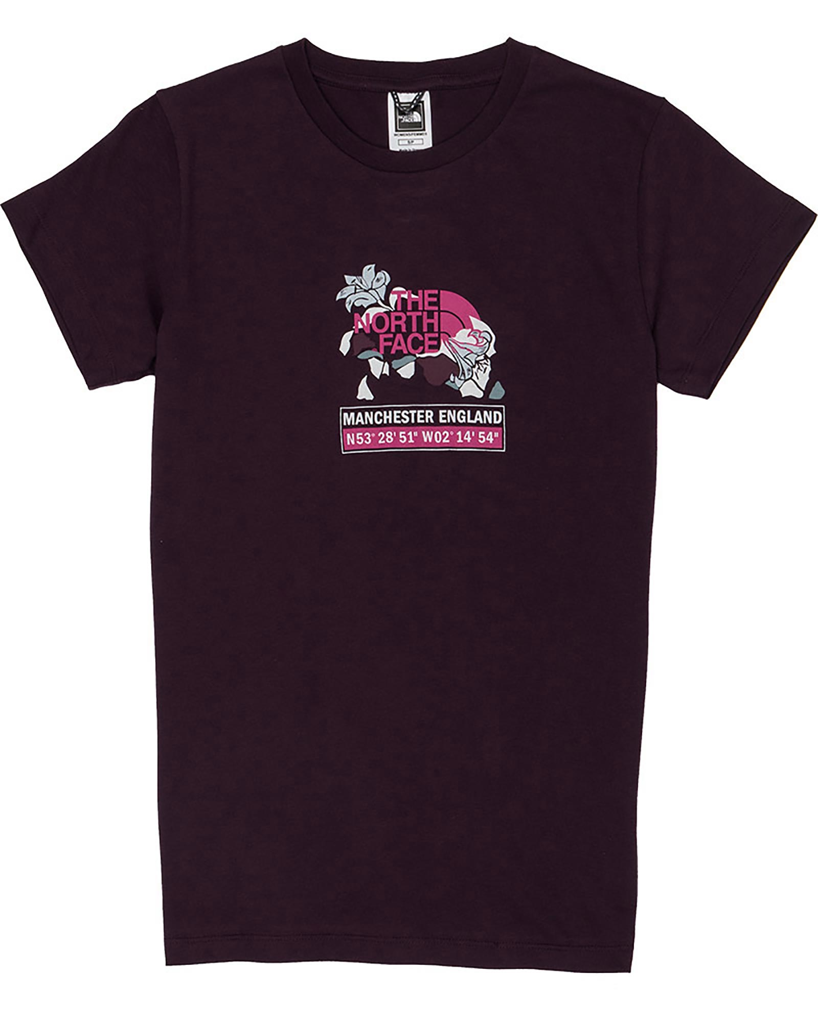north face manchester gps t shirt
