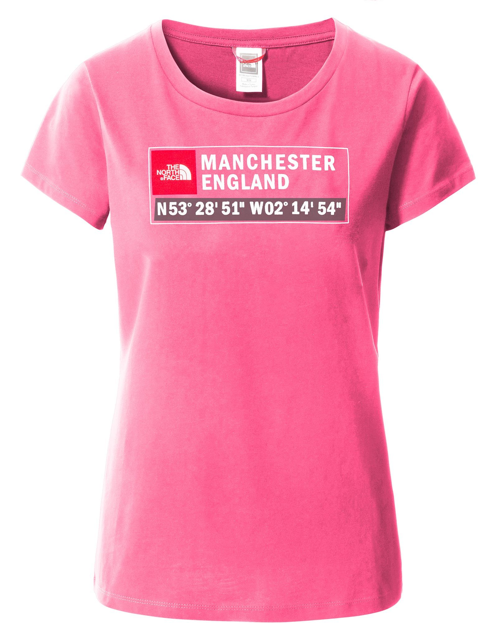 north face manchester gps t shirt