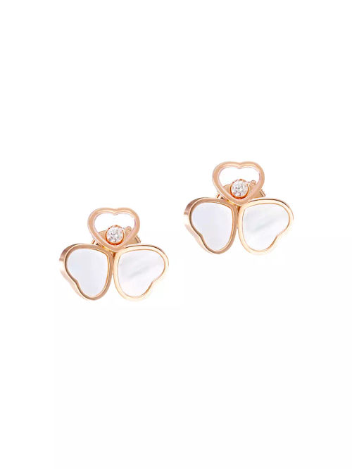 Happy Hearts 18K Rose Gold,...