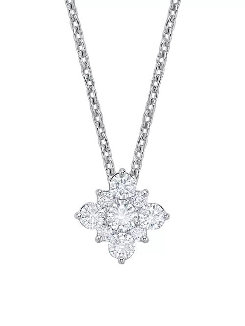 Snowflake 18K White Gold &...