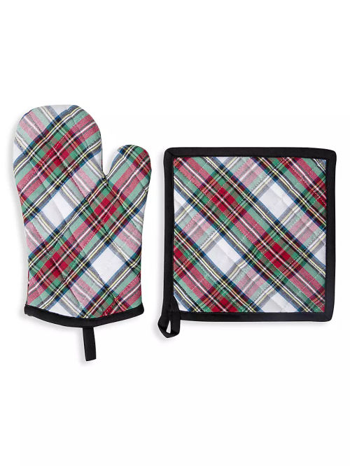 Stewart Tartan 2-Piece Oven...