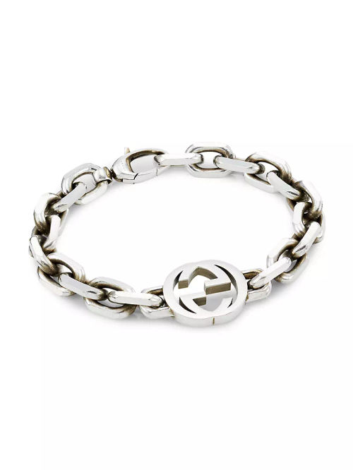 Sterling Silver Interlocking...