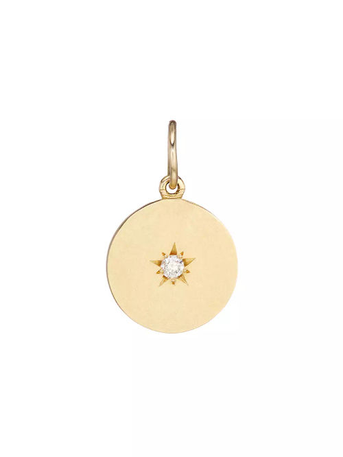 Full Moon 18K Yellow Gold &...